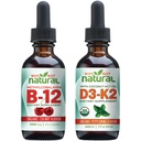 Waarom niet natuurlijke organische vitamine B12 en vitamine D3 K2 vloeibare druppels