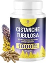 Qualité Biologique Cistanche Tubulosa de 1000mg 60 Capsules de 50% Echinacoside, Actéoside, Tubuloside B de Total Phenylethanoïde Glycosides. Un supplément d'énergie naturelle pour la force, la performance, la vitalité