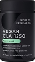 Sportonderzoek Vegan CLA - 1250mg met actief conjugated Linolzuur voor mannen en vrouwen