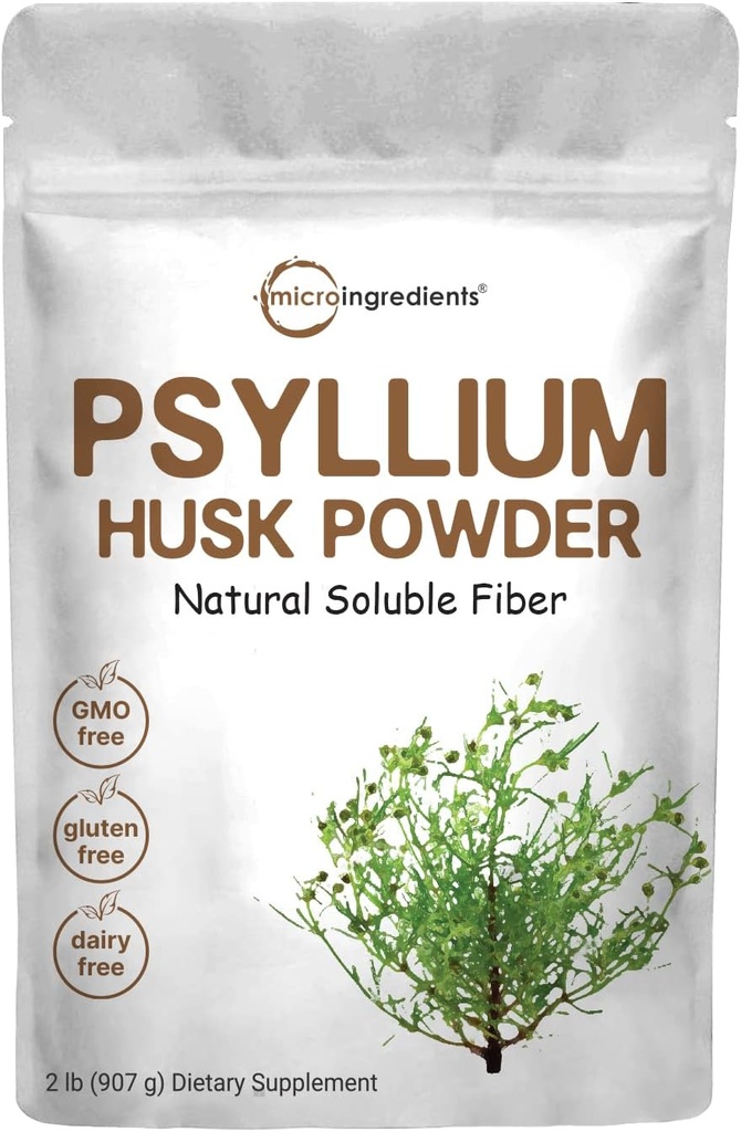Micro Ingrediënten Psyllium Husk Powder, 2lbs (32oz) 