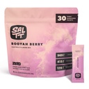 SALTT Electrolytes en poudre Mélange de boissons aromatisées - Boyah Berry - 30 paquets d'hydratation - Magnésium, potassium, sodium, minéraux traces - Zéro sucre et sans gluten - Essentiels de voyage