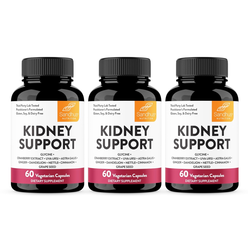 Sandhu's nierreiniging Detox & Reparatie Ondersteuningssupplement voor mannen en vrouwen met Cranberry Extract 