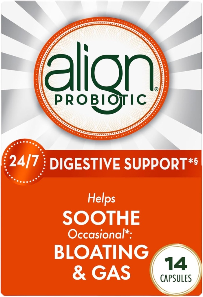 Uitlijnen Probiotica, Probiotica voor vrouwen en mannen, Dagelijkse Probiotische Supplement voor Digestieve Gezondheid*, #1 Aanbevolen Probiotica door Artsen en Gastro-enterologen