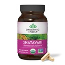 ORGANISCHE INDIA Shatavari Capsules - Kruidensupplement, Ondersteunt Hormonale Balance, Immuun Systeem Ondersteuning, Veganistisch, Glutenvrije, USDA Biologische, Ondersteunt Reproductieve Gezondheid - 180 Capsules