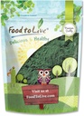 Food to Live Chlorella Powder, 4 pond - Kosher, Raw Green Algen, Vegan Superfood, Bulk, Pure Vegan Green Protein, rijk aan vitaminen en mineralen, Geweldig voor dranken, Thee en Smoothies