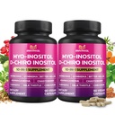 BMVINVOL 2 Pack Inositol Supplement-Myo-Inositol en D-Chiro Inositol Ideaal 40:1 Ratio - Plus Berberine, Kaneel, Ashwagandha+5 Meer-60 dagen aanbod
