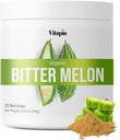 Vitapia biologische Bitter Meloen Fruit 10:1 Extract voor sterke spijsvertering, Gut Health, leverfunctie, hartgezondheidsondersteuning - 100g poedersupplement & 33 dagen levering - niet-GMO, glutenvrij, veganistisch-vriendschappelijk