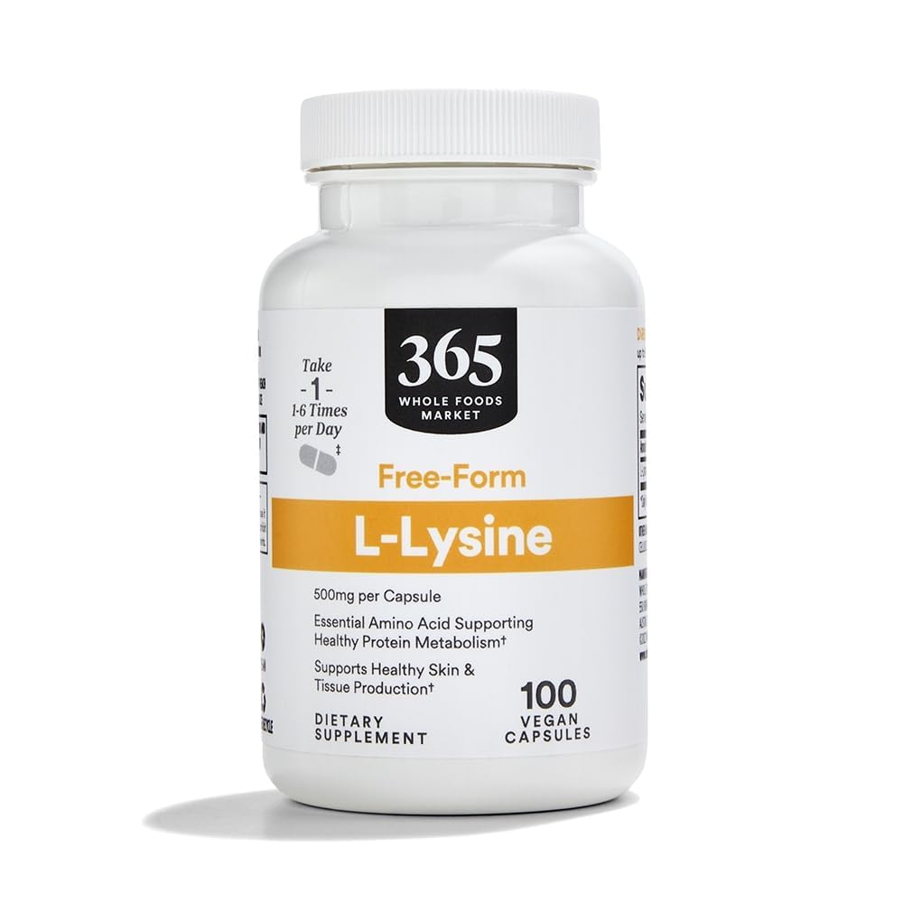 365 door Whole Foods Market, L-Lysine 500mg, 100 Tellen