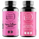 Gelukkige gezonde Hippie Vaginale Probiotica voor vrouwen & Vegan Collageen Builder Collageen Pillen