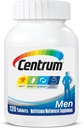 Centrum Multivitamine voor mannen, Multivitamine/Multimineral Supplement met Vitamine D3, B Vitaminen en Antioxidanten, Glutenvrij, Niet-GMO Ingrediënten - 120 Tel.