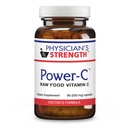La force du médecin Power-C - 90 capsules - Vitamine C cru et flavonoïdes de Camu Camu, Acerola Cherry, Rhus coriaria & Rose Hip - Kosher - 30 portions