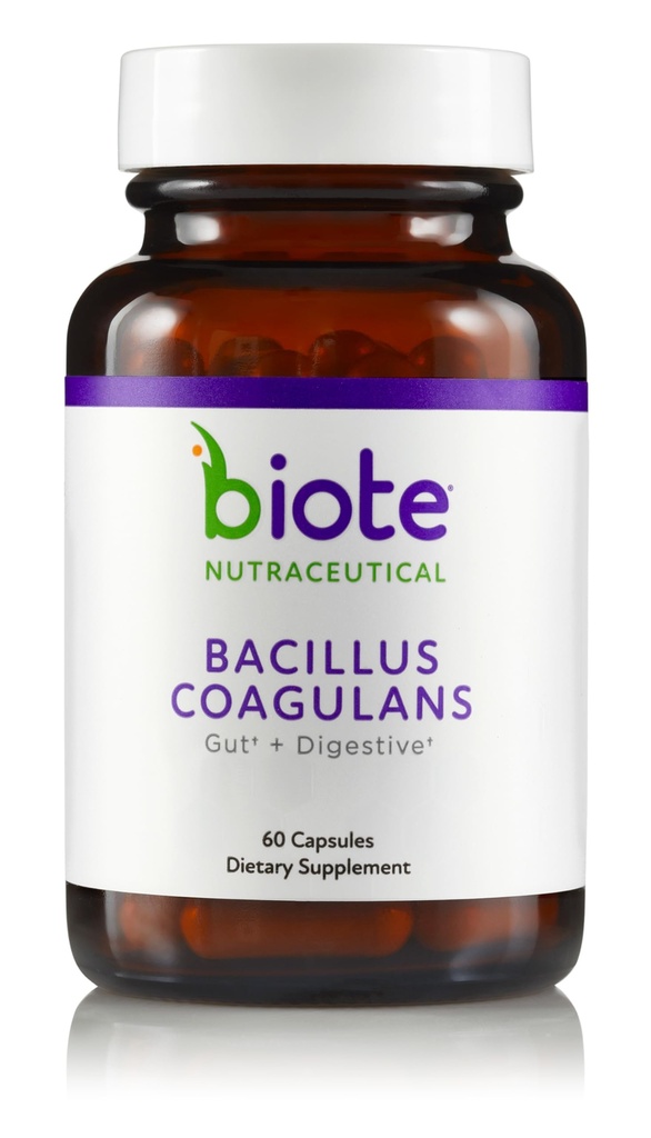Biote Nutraceuticals - Bacillus COAGULANS - Gut + Digestief (60 capsules)