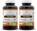 Geheimen van The Tribe Thyme 2x120 Capsules, Gemaakt met plantaardige capsules en USDA Biologische Thymus Vulgaris Toni Effect (2x120 Capsules)