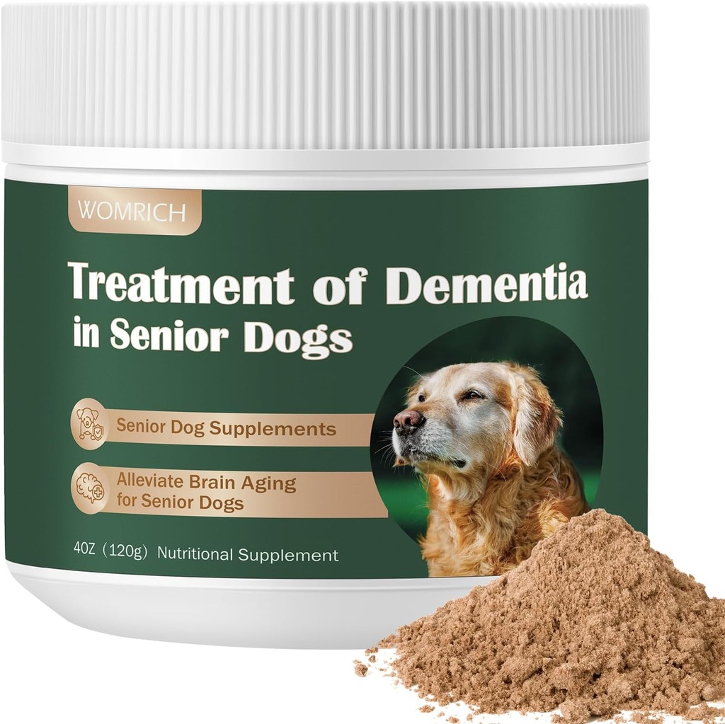 Senior Hond Supplementen Honden Dementie Supplement Paddestoel Poeder voor Honden 120g 