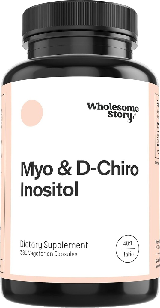 Wholesome Story Myo-Inositol & D-Chiro Inositol Supplement voor vrouwen 