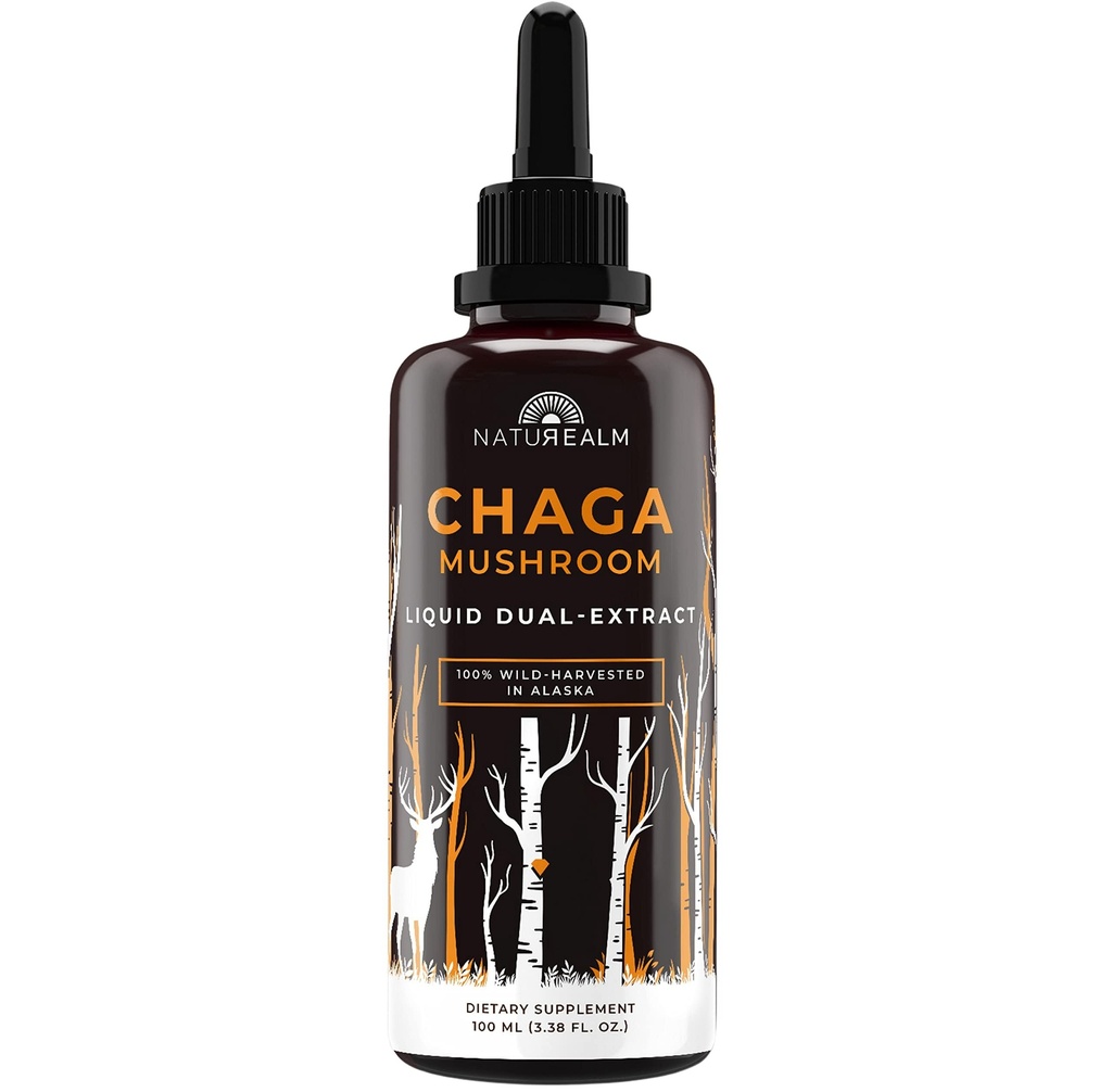 Naturealm Chaga Mushroom Liquid Tinctuur Supplement 