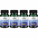 Swanson Lycopeen - Natural Supplement Prostate Health, Heart Health, & Ondersteunt de bloeddruk binnen het normale bereik - Mens Health Supplement - (60 Softgels) 4 Pack
