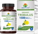 Brieofood Biologische Tribulus 1500mg, 45 porties, Vegetarisch, Glutenvrij, 90 Vegetarische tabletten