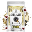 1400 MG Shilajit Gummies, Shilajit Pure Himalaya Biologische Gummies met Ashwagandha, Himalaya Shilajit voor mannen, 85+ Trace Minerals & Fulvic Acid, individueel verpakt, suikervrij, 60 Tellingen