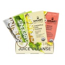 SMART Jus pressé 1 jour de nettoyage biologique du jus de détox sain Programme de désintoxication de Végétalien Protéine de vanille, Jus vert, Jus de betteraves et ananas Chia Cleanse