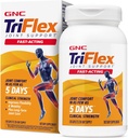 GNC TriFlex Fast-Active 2.0, verbetert Joint Comfort and Stiffness, Clinical Strength Doses of Glucosamine/Chondroitin and Boswellia- Plus Turmeric, 120 Caplets