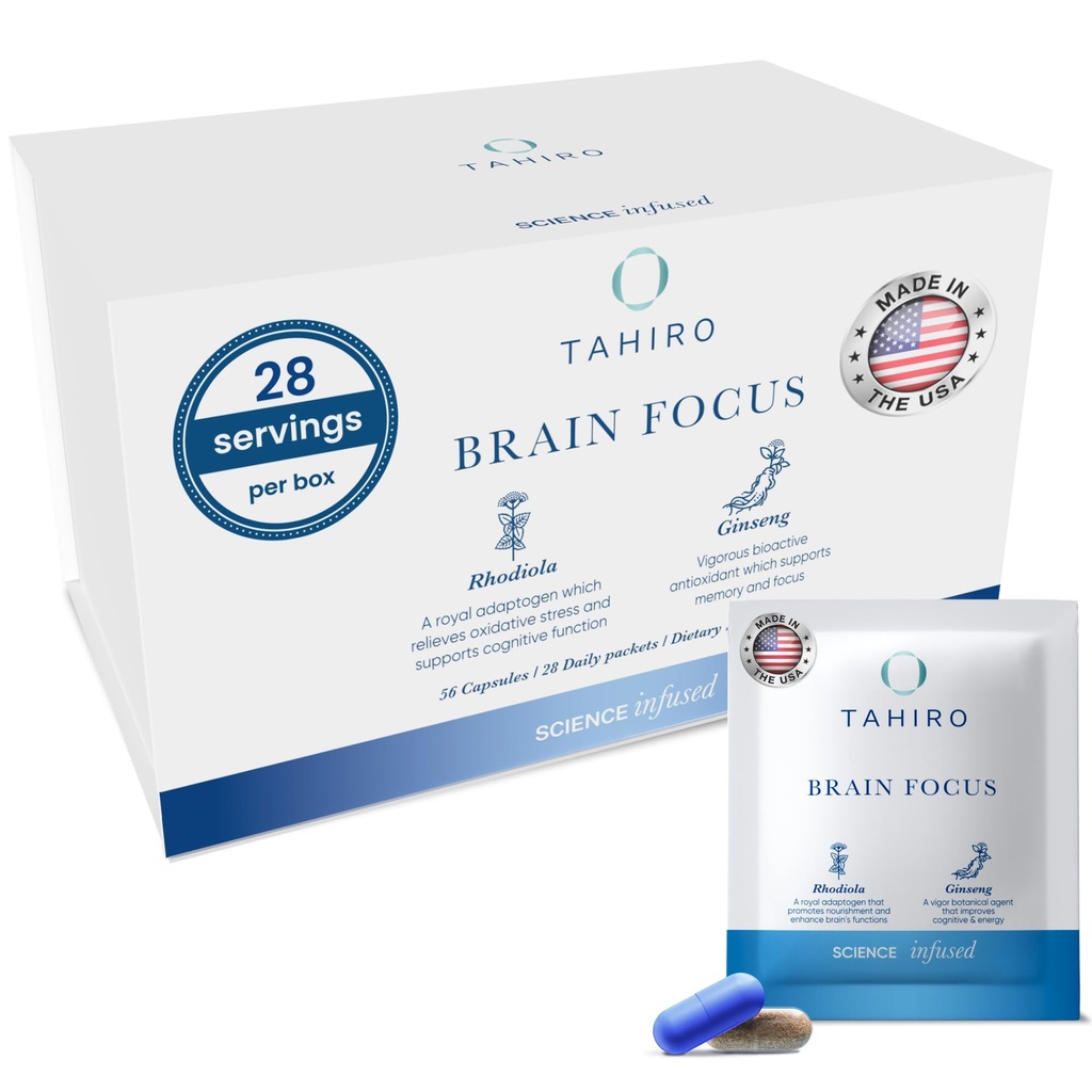 TAHIRO Brain Focus Supplement 