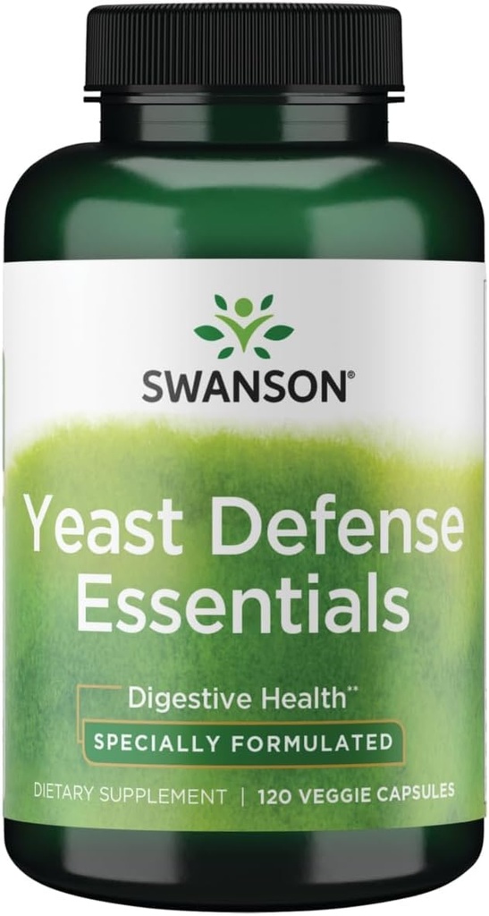 Swanson Yeast Defense Essentials 200 Millions de Cfu 120 Capsules de Veg