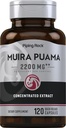 Piping Rock Muira Puama Root Extract 2200 mg de 120 Capsules pour hommes et femmes