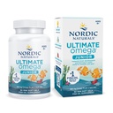 Nordic Naturals Ultimate Omega Jr., Aardbei - 90 Mini Zachte Gels - 680 Totaal Omega-3s met EPA & DHA - Brain Health, Mood, Learning - Non-GMO - 45 Servers