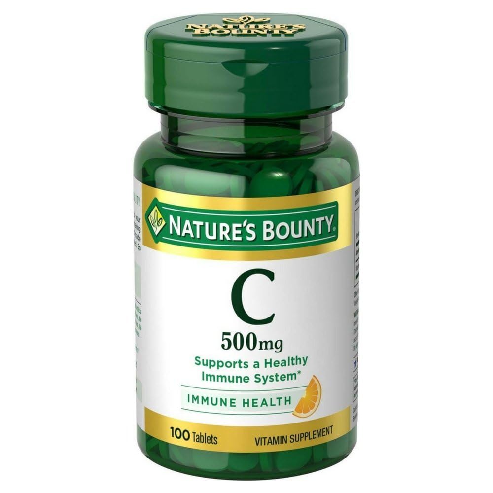 Nature's Bounty Vitamin C 500 mg Tabletten 100 ea (verpakking van 6)