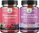 Bundle of Complete Herbal Menopauze Supplement voor vrouwen - Multi-profit Menopauze Ease Hormone Balance, en krachtige DIM-supplement voor vrouwen met DIM en Black Pepper Menopauze Ondersteuning en PMS-relief