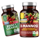 Number One Nutrition N1N Premium D-Mannose [1350mg] met Cranberry & Hibiscus en Nierreiniging [21 Potent Herbs] met Cranberry Extract, Astragalus, Uva Ursi, 2 Pack Bundle