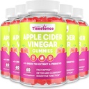 Mother Apple Cider Vinegar Gummies, Keto ACV Gummies 2000MG - Reinigen & Detox Diet, Max Strength ACV Gummies met groene thee, framboos, B12 en probiotica voor Metabolisme & Digestieve gezondheid, verpakkingen van 5