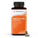LifeSeasons Relieve-R PM - Eases Nighttime Aches & Discomfort - Relaxes Muscles - Kalmen Het zenuwstelsel - Ondersteunt natuurlijke slaapcycli & non Habit vormen - 46 capsules
