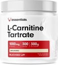 Gebogen L-Carnitine Tartraat 1000mg poeder, Essentials (300 porties)