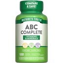 De waarheid van de natuur volwassen ABC Complete Multivitamine voor mannen en vrouwen 100 Capletten 