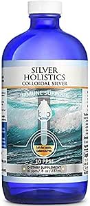 Collectief zilver Liquid 8 oz Glasfles van Silver Holistics