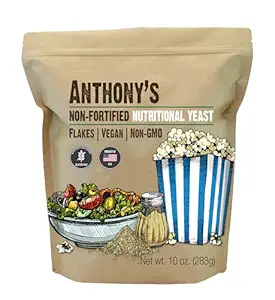 Anthony's Premium Nutritional Gist Flakes, 10 oz, niet versterkt, partij getest Glutenvrij, niet GGO