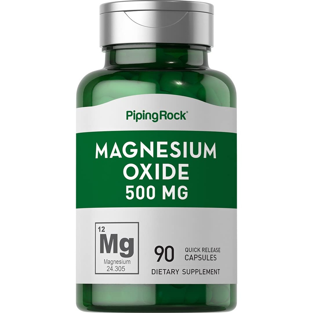 Piping Rock Magnesium OÜ 500 mg Capsules 