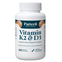 Pattern Wellness Vitamine K2 & D3 Supplement met Calcium 