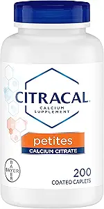 Citracal Calcium citraat + D3 Petites Tabletten - 200 st., Verpakking van 4