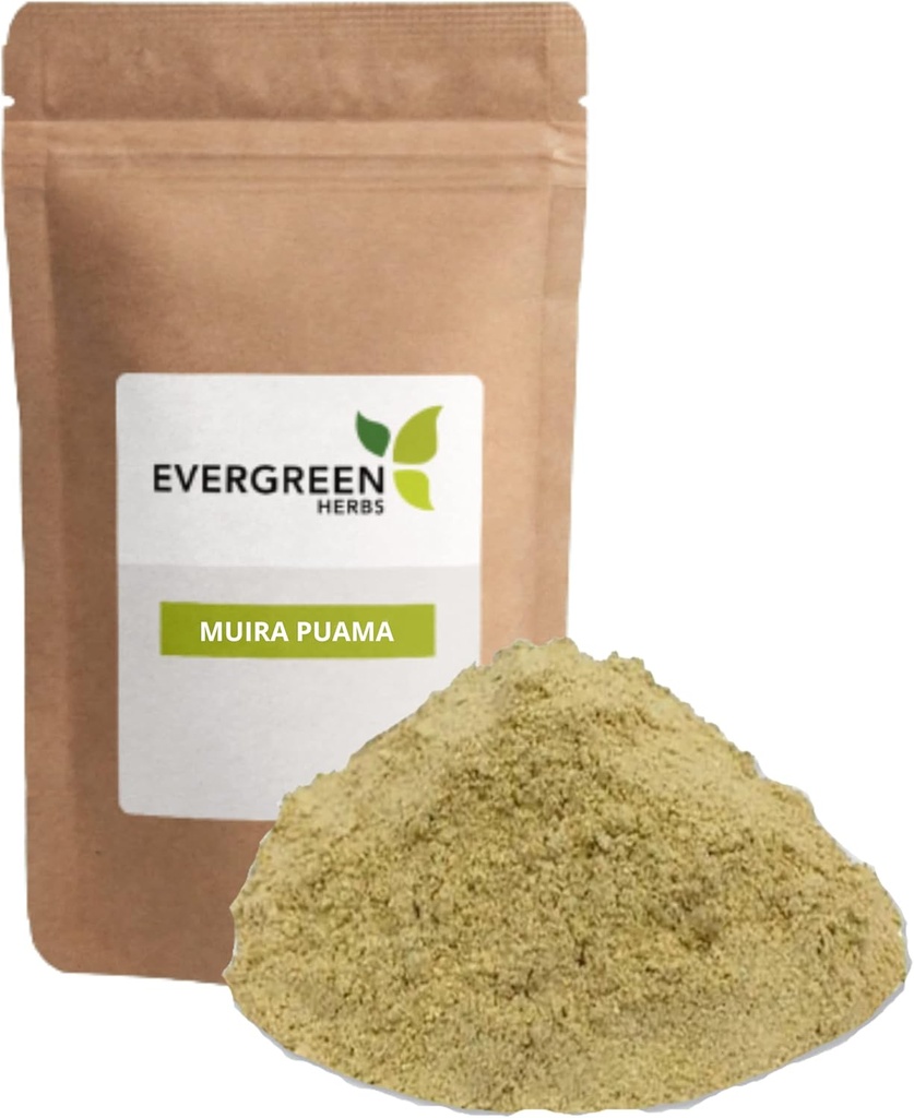 Evergreen Kruiden Kruidenpoeder (Muira Puama) - Hersluitbare Stand Up Pouch om te zorgen voor versheid!