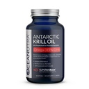 100% Pure Krill Oil 1000mg, Omega 3, hoogste concentratie 56% Fosfolipiden, Choline & Astaxanthine, Sustainable Antarctic SuperbaBoost, DHA, EPA, Heart, Brain, Eye & Skin Care, No Fish Oil