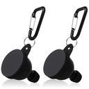 2 stuks Proteïnepoeder Container, Portable Protein Powder Travel Container, Proteïne Poeder Funnel, Waterfles Funnels voor Poedermixen, Pre Workout/Gym Supplement Funnel Keychain (50ml)