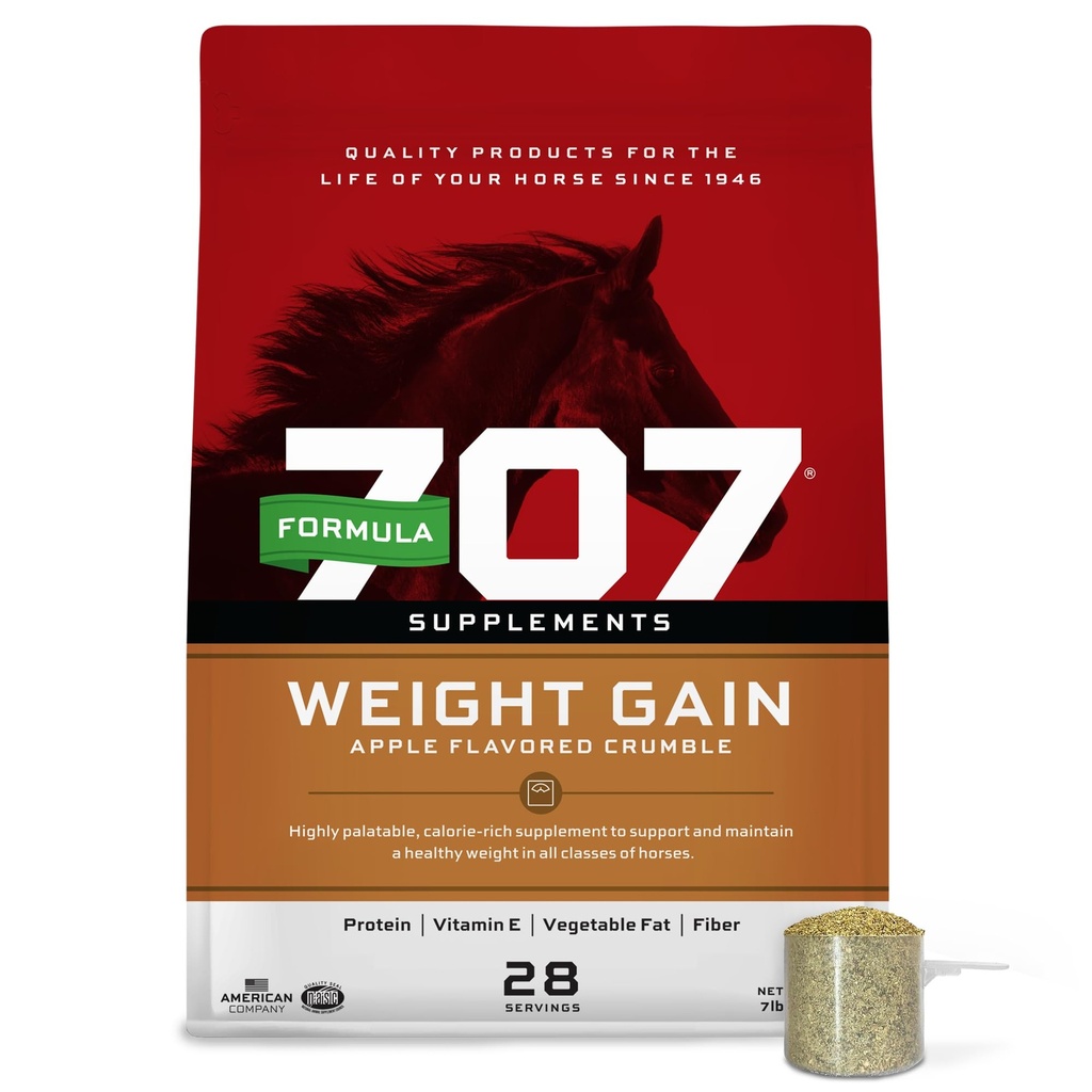 Formule 707 Weight Gain Crumble Equile Supplement, 7 lb Bag 