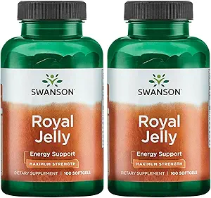 Swanson Premium Brand Royal Jelly - maximale sterkte 333.33 mg 100 Sgels 2 Pack