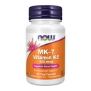 MAINTENANT Aliments suppléments, vitamine MK-7 K-2 100 mcg, soutien cardiovasculaire*, soutient la santé osseuse*, 60 gélules
