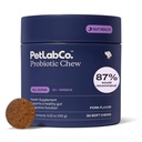 PetLab Co. Probiotica voor honden, Ondersteuning Gut Health, Af en toe diarree, spijsverterings- en seizoensallergieën - Varkenssmaak - 30 Zachte Kauwen - Verpakking mei Vary