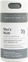 Health by Habit Mens Multi Supplement (60 Capsules) - 23 Essential Vitamins and Minerals, Supports General Health & Wellness, Non-GMO, Sugar Free (1 Pack)