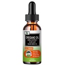 Huile biologique d'Origan avec huile de graines noires, huile d'Origan gouttes liquides avec/Garlic Olive Leaf Elderberry pour Immune,Digestive Support & Antioxydant,Saison de soutien supplémentaire pour les femmes hommes